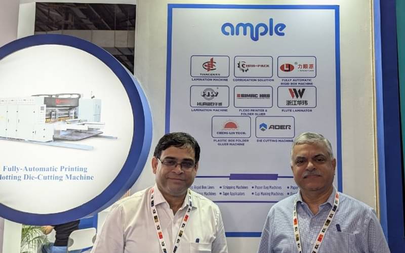IndiaCorr Expo: Ample showcases paper packaging machinery